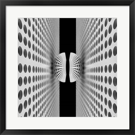 Framed Corridor of Ball Print