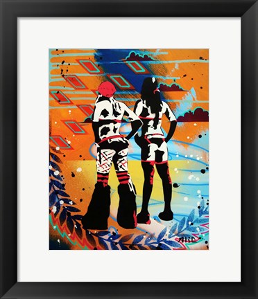 Framed Burner Girls Print