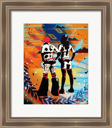 Framed Burner Girls Print