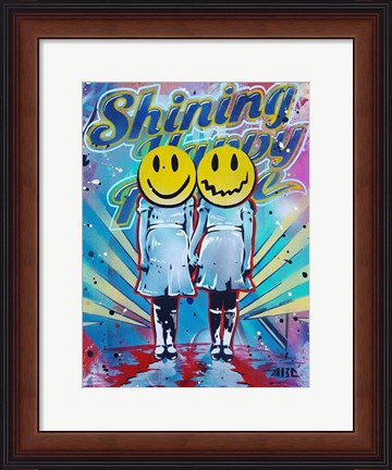 Framed Shining Happy People Print