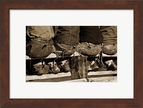 Framed Wranglers Print