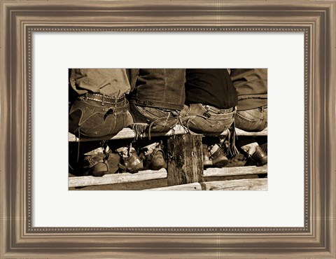 Framed Wranglers Print