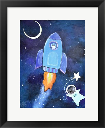 Framed Outer Space Adventure Print