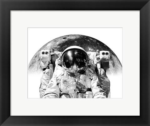 Framed Modern Astronaut No. 2 Print