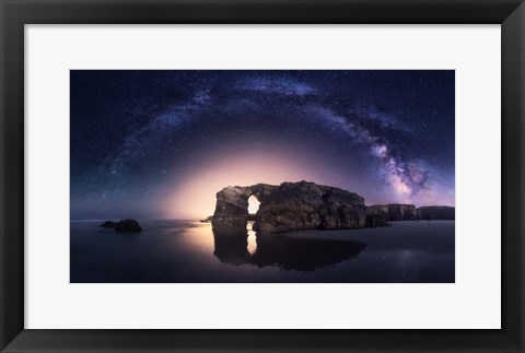 Framed Arcos Naturales Print