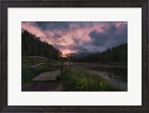 Framed Bridge Print