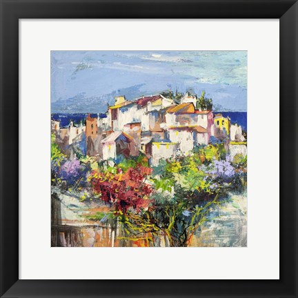 Framed Borgo sul Mare I Print