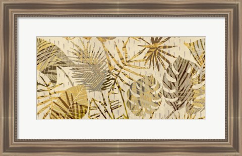 Framed Golden Palms Print