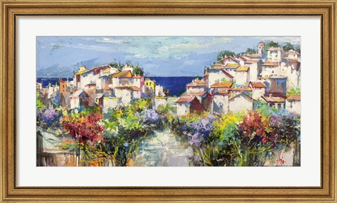 Framed Borgo sul Mare Print