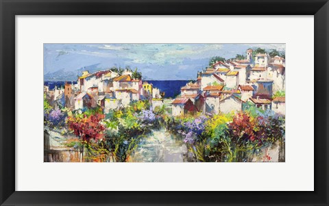 Framed Borgo sul Mare Print