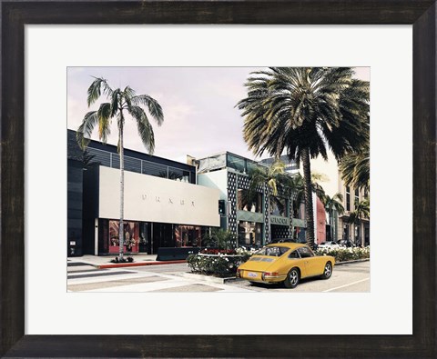 Framed Rodeo Drive, Beverly Hills, California Print