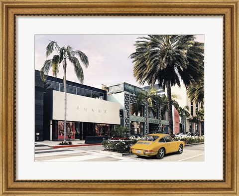 Framed Rodeo Drive, Beverly Hills, California Print