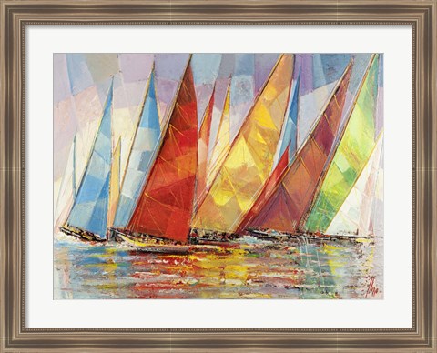 Framed Regata Estiva Print