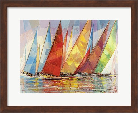 Framed Regata Estiva Print