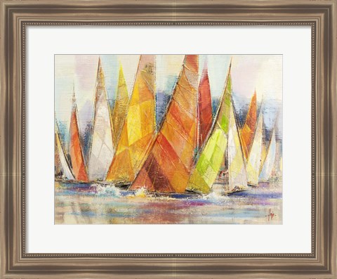 Framed Regata di Colori Print