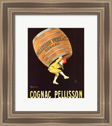 Framed Cognac Pellison Print