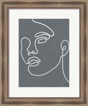 Framed About Face II Print