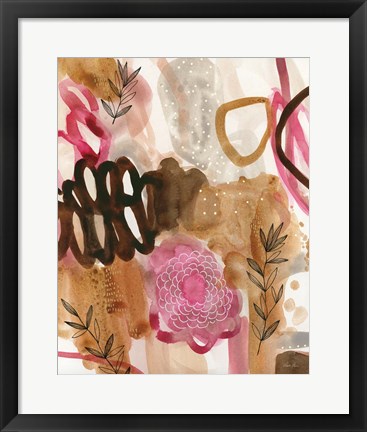 Framed Petals and Fronds Print