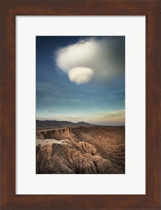 Framed Borrego Clouds Print