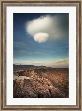 Framed Borrego Clouds Print