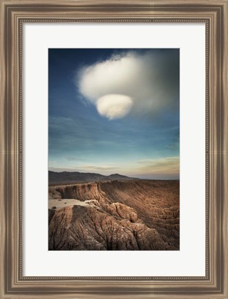 Framed Borrego Clouds Print