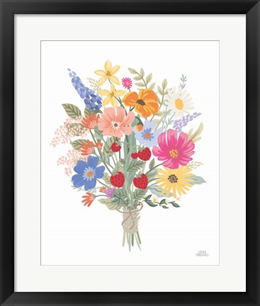 Framed Wild Meadow V Print