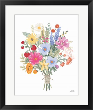 Framed Wild Meadow IV Print