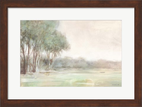 Framed High Summer Field Neutral Crop Print