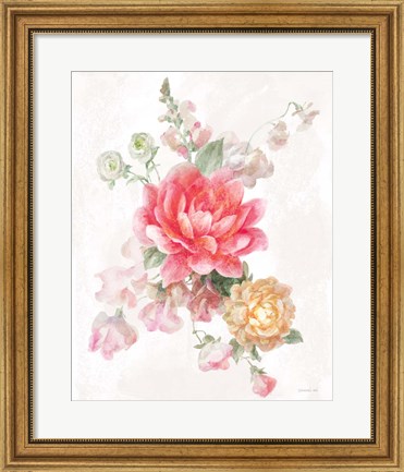 Framed Sorbet Floret IV Print