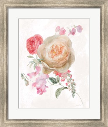 Framed Sorbet Floret III Print