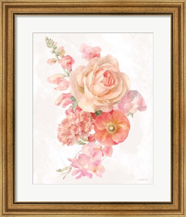 Framed Sorbet Floret II Print