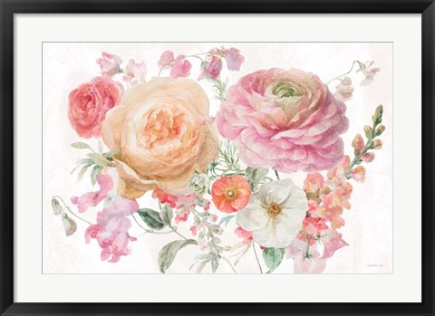 Framed Sorbet Floret I Print