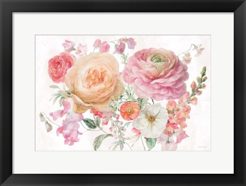 Framed Sorbet Floret I Print