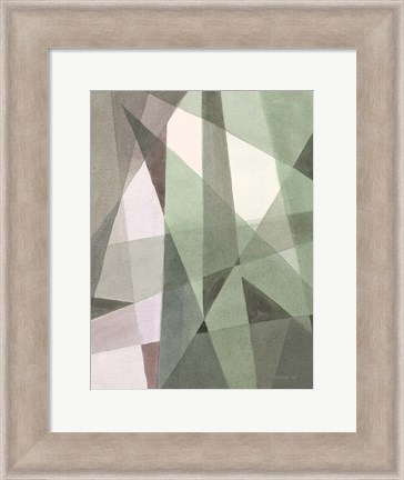 Framed Light Angle I Reseda Print