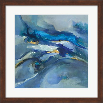 Framed Waves of Color Print