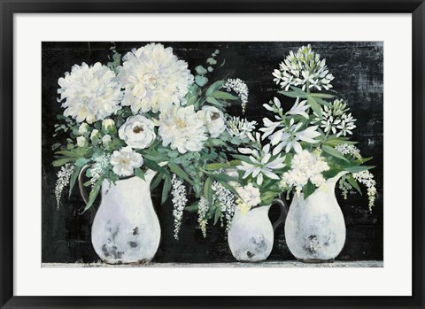 Framed Late Summer Bouquet IV Print