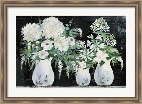 Framed Late Summer Bouquet IV Print