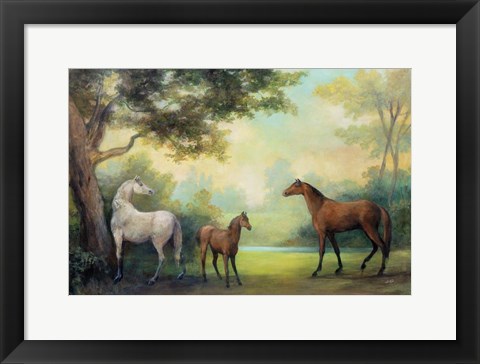 Framed Near the Pasture Print