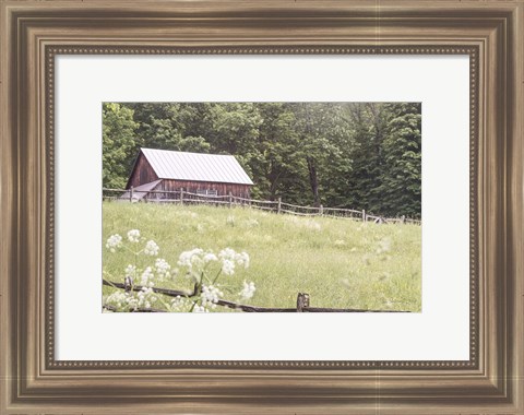 Framed Summer Farm I Print