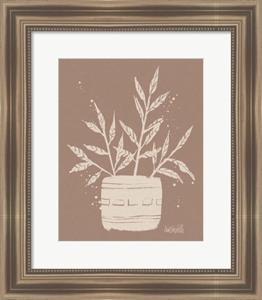 Framed Dreamy Boho Botanical Sketches IX Print