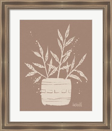 Framed Dreamy Boho Botanical Sketches IX Print