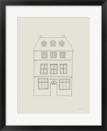 Framed Buildings of London IV Print