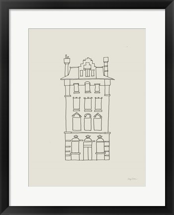 Framed Buildings of London III Print