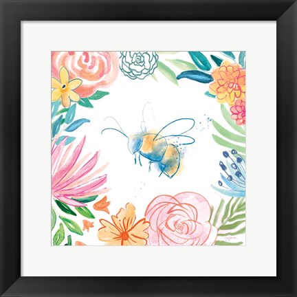 Framed Flower Fun V Print