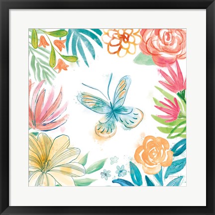 Framed Flower Fun II Print