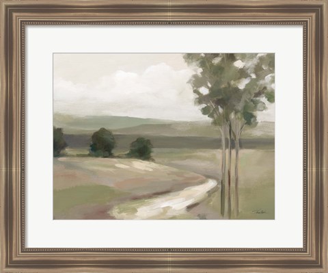 Framed Olive Trees Print