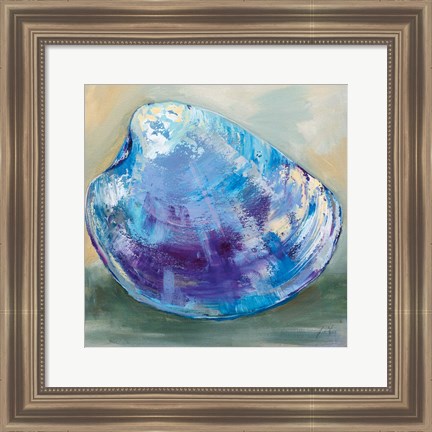 Framed Beach Comber II Print