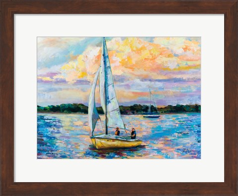 Framed Sunday Sail Print