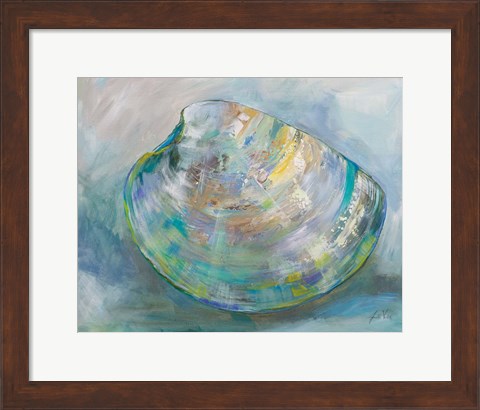 Framed Beach Comber I Print