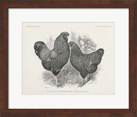 Framed Vintage Farm Life I Print